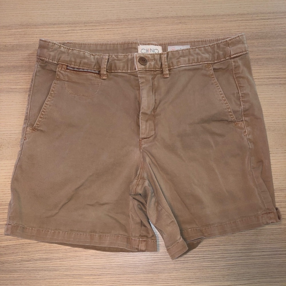 Anthropologie Tan Chino Shorts